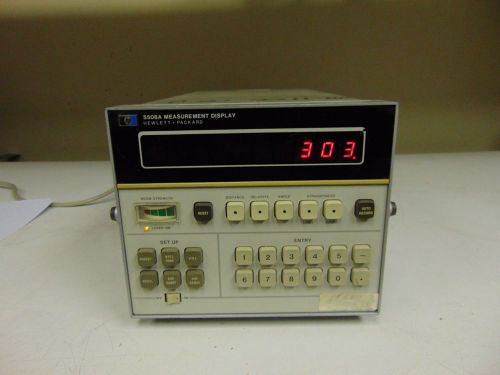 HP Agilent 5508A Measurement Display for 5518A or 5528A FO50