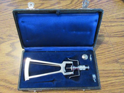 Beautiful Vintage Tonometer Prof. Schiotz Instrument Optical Medical Equipment