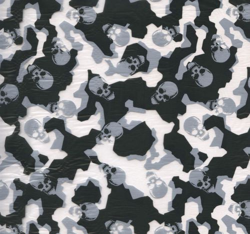 Hydrographic film water transfer camouflage hydrodipping hydro dip skull camo for sale