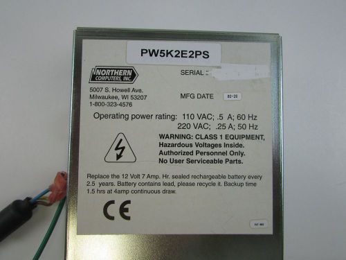 Northern Computers PW-5000  Power Supply