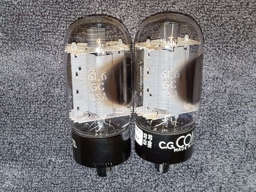 2 Matched vintage G.E. 6L6GC,Amplitrex tested,matched &amp; auditioned.