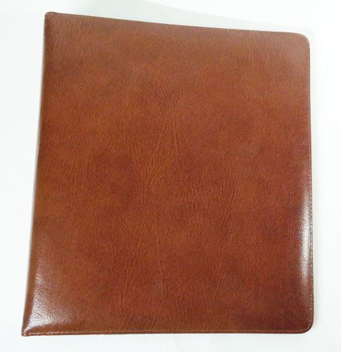 Day-Timer Leather 7 Hole Binder - Aviator Brown - Made in Canada - Antique Calf