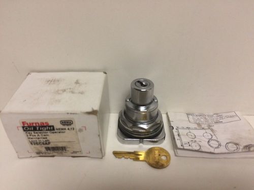 New old stock! furnas 2-pos maintained keyed selector switch. 52sc6af oil tight for sale