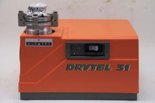 Alcatel drytel 31 turbo drag dry high vacuum pump system 1d2082 for sale