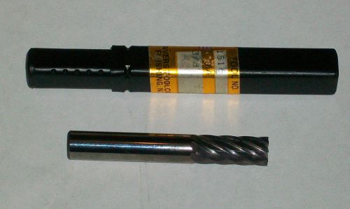 3/8 solid carbide single end mill 8 flutes centercutting loc 7/8&#034; shank 3/8&#034; new for sale