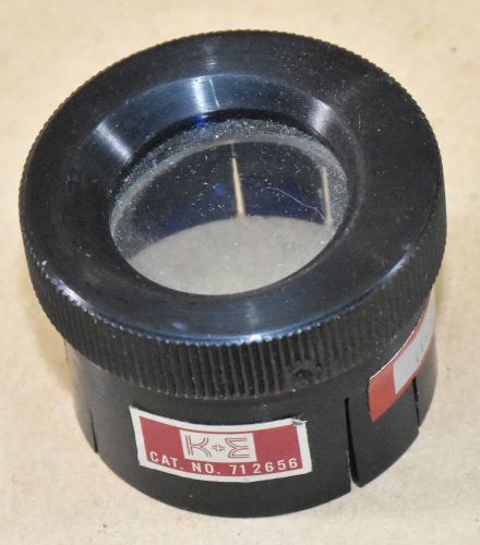K&amp;E Keuffel .010” Optical Wedge, Calibrate Autocollimator Jig Transit Micrometer