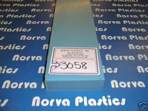 (3058)NYLON BLUE CAST PLATE - 1 3/4&#034; THICK - 5 3/4&#034; X 24&#034;