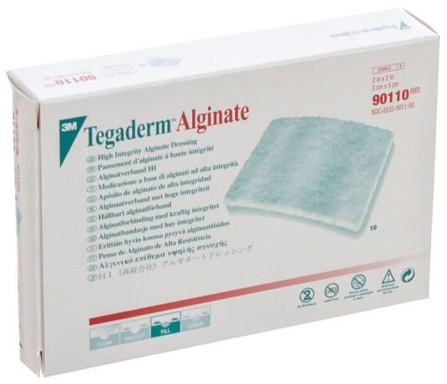 3M Tegaderm Alginate Dressing, 5cm x 5cm, Pack of 10