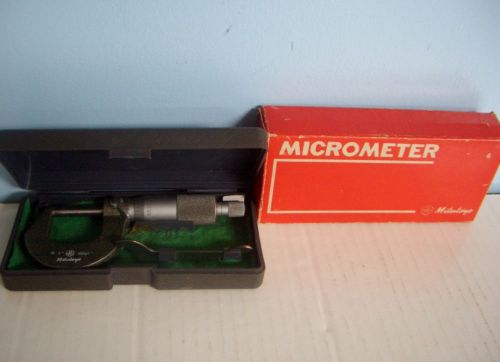 Mitutoyo 0-1&#034; Outside Micrometer 103-260 with Case + Box