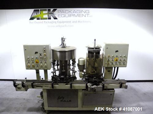 Used- seitz (khs filling) monoblock 12 head rotary wine filler and corker, model for sale