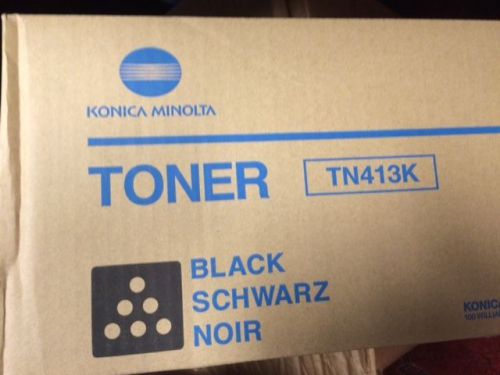 Genuine OEM Genuine Konica Minolta A0TM131 (TN413K) Black Toner Cartridge