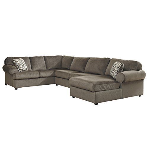 Sofa Couch Furniture Signature Design Dune Fabric 3 Piece Sectional Living Room
