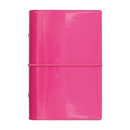 Filofax 2016 Personal Organizer, Domino Patent Pink, 6.75 x 3.75&#034; (C022481-16)