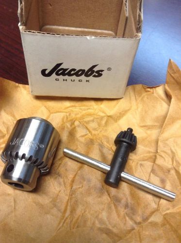 JACOBS 6204D Drill Chuck, Keyed, Steel, 0.156 In, 5/16-24