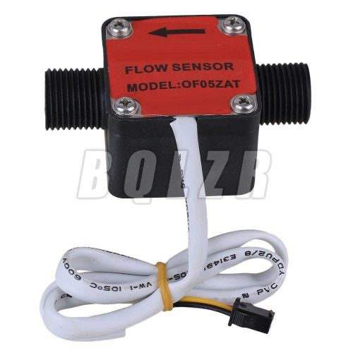BQLZR G1/2&#034;&#034; Liquid Gear Water Flow Sensor Switch Flowmeter Red