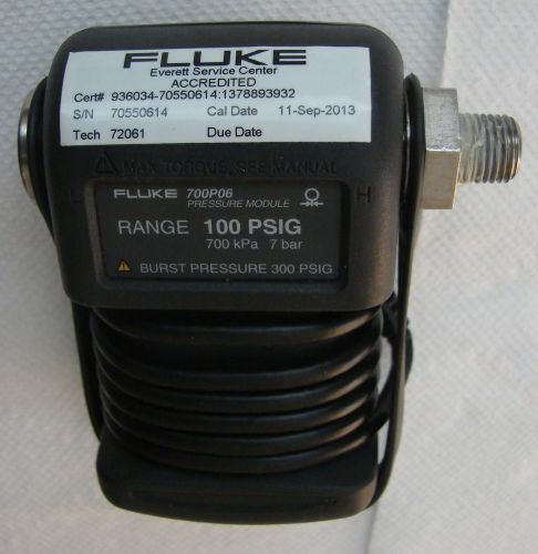 Fluke 700P06 Pressure Module 100 PSIG 700KPa 7 Bar