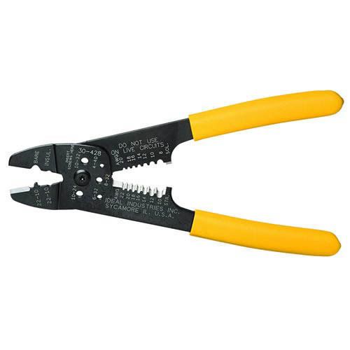 IDEAL Electrical 30-428 Combo Tool Crimps &amp; Strips Wire