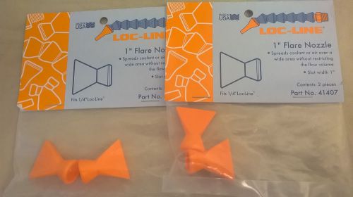 Loc-Line Coolant Hose Component, Acetal Copolymer, Flare Nozzle, 4-Pack