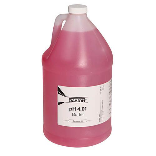 Oakton WD-05942-24 pH 4.01 Buffer, 4L Bottle