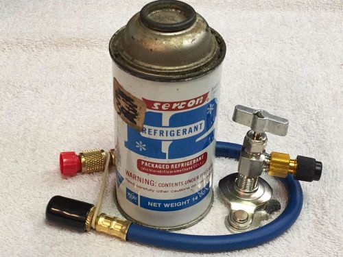 R12 air conditioning pro collector car refrigerant recharge kit taper &amp; hose kit for sale