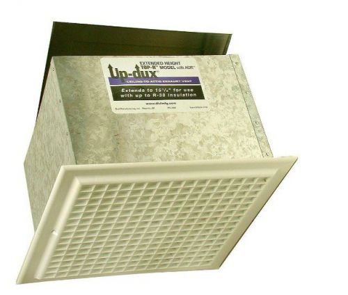 Dial extended height 14 in. x 15-1/2 in. evaporative cooler ceiling vent for sale