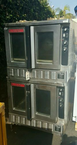 BLODGETT DOUBLE STACKED DFG-100/200 2-SPEED DOUBLE GAS CONVENTION OVEN