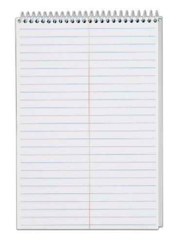 Tops TOPS Spiral Steno Books, 6 x 9 Inches, Gregg Rule, White Paper, 70 Sheets