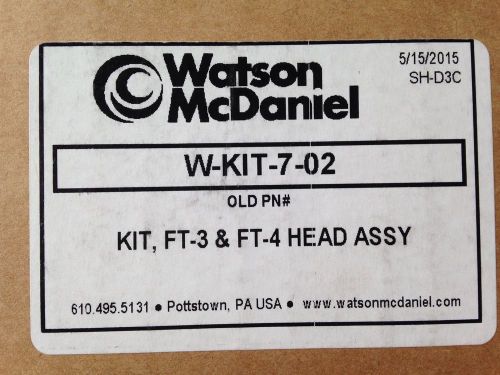NEW Watson McDaniel W-KIT-7-02 FT-3 &amp; FT-4 Head Assembly / Repair Kit