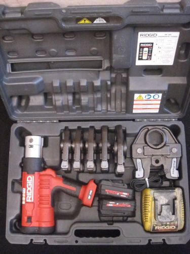 Ridgid Propress RP340 Hydraulic Battery Operated Crimper 18v Li-Ion With 6 JAWS