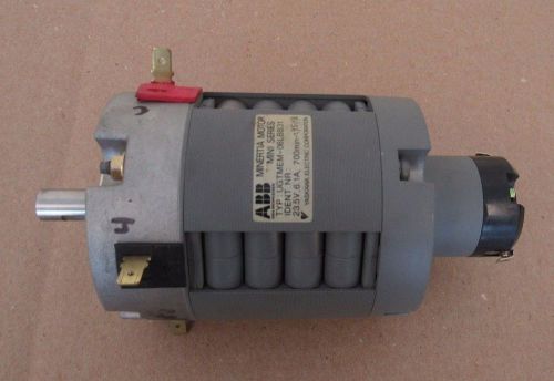 YASKAWA MINERTIA MOTOR MINI SERIES UGTMEM-06LBB31 ABB W/ DC TACHOMETER GENERATOR