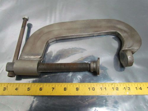 Cincinnati tool hargrave 6 no 42 steel c-clamp 6&#034; opening 3-1/4&#034; throat usa for sale