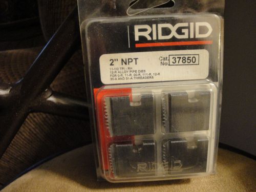 RIDGID 2&#039;&#039;NPT 12R ALLOY PIPE DIES 37850 FOR PIPE THREADERS