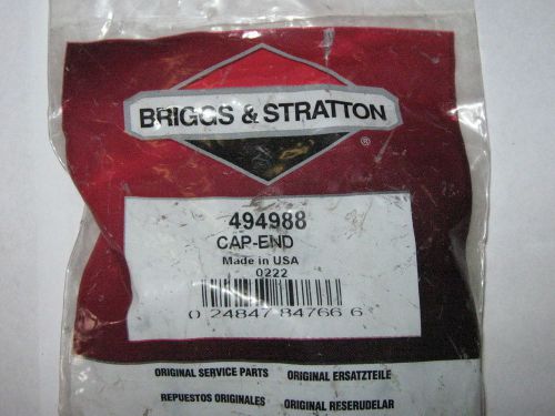 Genuine briggs &amp; stratton gas engine starter end cap 494988 for sale