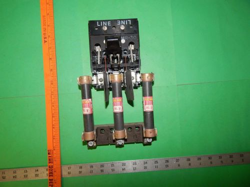 General Electric THMS31 QMR Switch MOD 2 3 Poles MR30 With (3) FRS30 Fuses