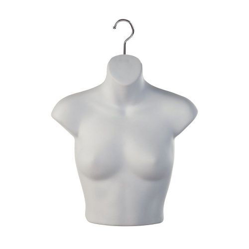 Econoco LHR35/W Ladies Upper Torso Form, White (Pack of 12 Forms)
