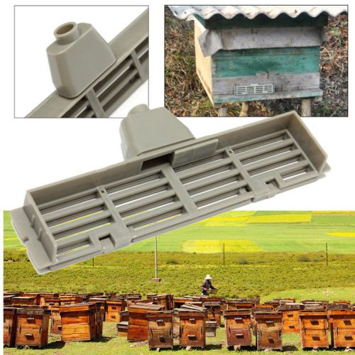 Bee Gate Guard Anti-escape Device Plastic Beehive Beekeeping Equipment Gray