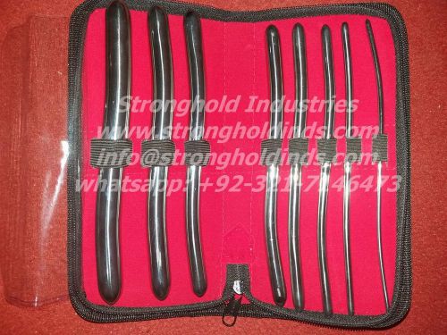 8 Hegar Dilator Sounds Set Gynecology Surgical Instruments