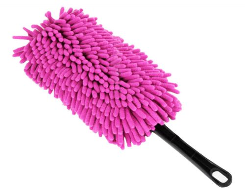 Car Cleaning Supplies Car Wash Brush Dust Removal Bust  - Pink