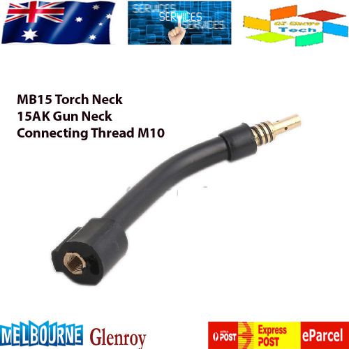 MB15 Torch Neck 15AK Gun Neck &amp; MIG/MAG CO2 Welding Torch Connecting Thread M10