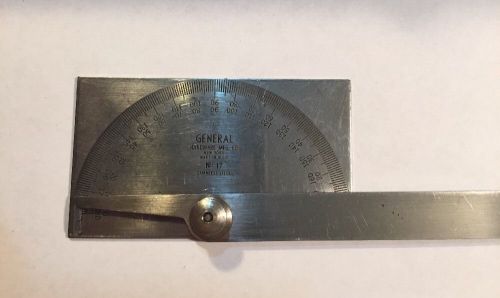 Vintage General Hardware Mfg. Co. No.17 machinist protractor gauge