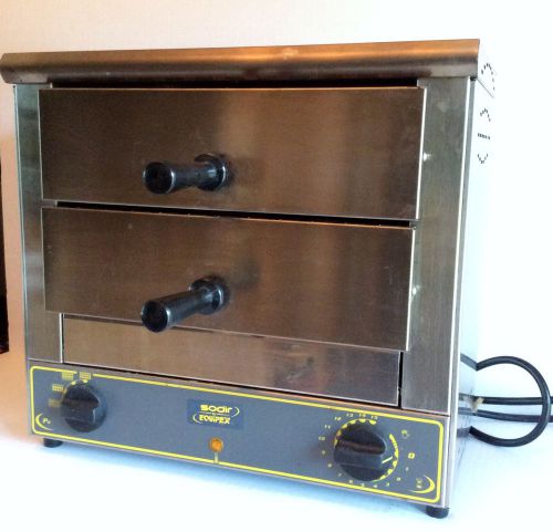 Equipex SODIR Snack Toaster Model BAR-206 Melt-N-Toast Dual Rack Oven