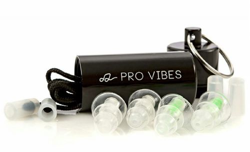 Pro Vibes High Fidelity Ear Plugs - 2 Pairs Professional Noise Cancelling