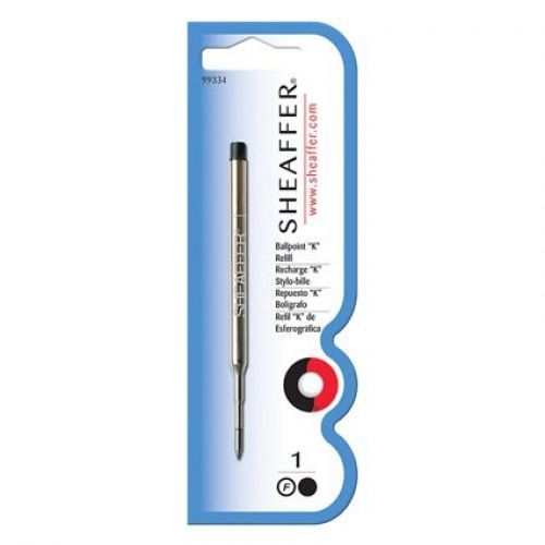 Sheaffer Pen 99334 Ballpoint Pen Refill, Fine Point, Black Ink