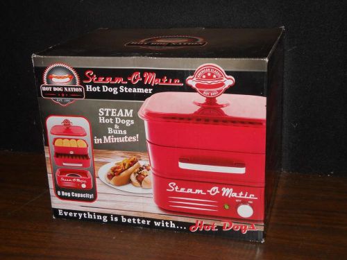 Smart Planet Steam-o-Matic Hot Dog &amp; Bun Warmer Brand New