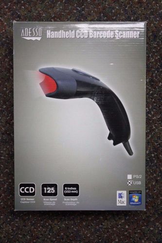 Adesso Handheld CCD Barcode Scanner NuScan 2100U USB 4 of 4