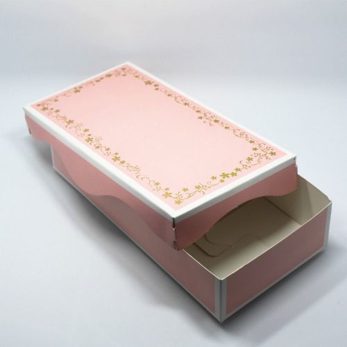 Pink Gilding Kraft Paper W/ Cover Package Box Chocolate Candy Wedding Box