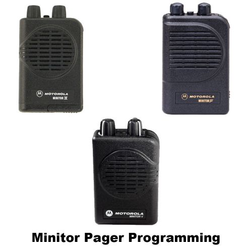 Motorola Minitor 3/4/5 Pager Programming (III/IV/V)