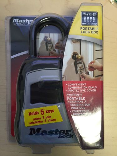 Portable Combination Lockbox Master Lock New In Package