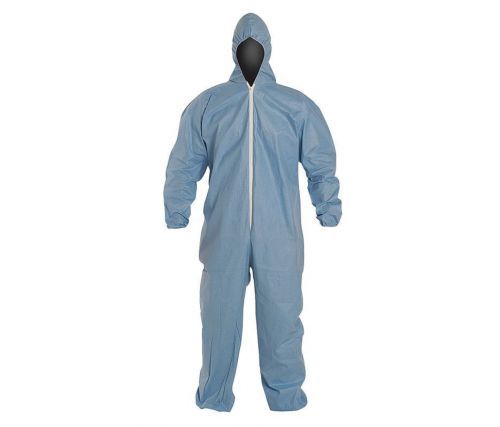 DuPont TM127SBUSM002500 Tempro Flame-Resistant Coverall w/ Hood, Small, Qty 25