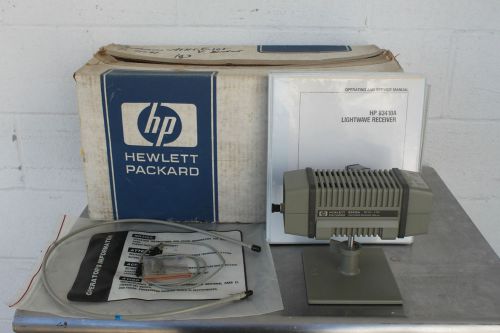 HEWLETT PACKARD HP AGILENT 83410A 83410A-011 LIGHTWAVE RECEIVER